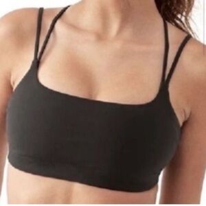 NWT Outdoor Voices Zoom double straps bra black S